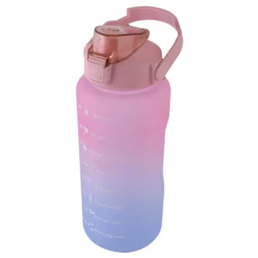 Motivation 2 Litre Water Bottle Pink-Blue Top